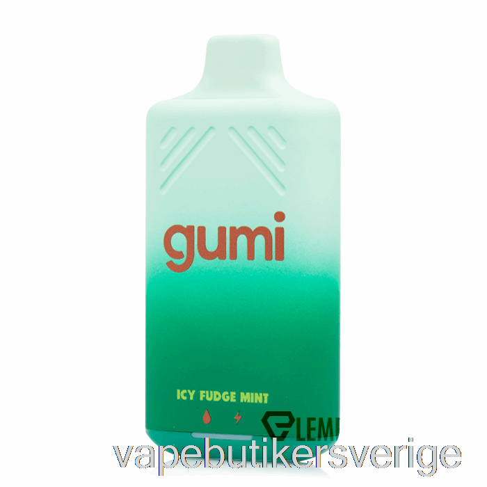 Vape Sverige Gumi Bar 8000 Disponibel Isig Fudge Mint